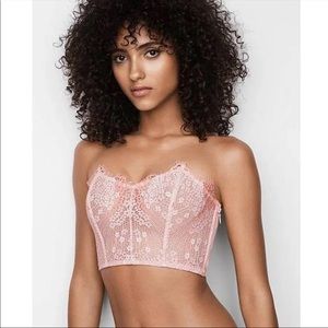 Victoria’s Secret Mini Floral Lace Bustier S